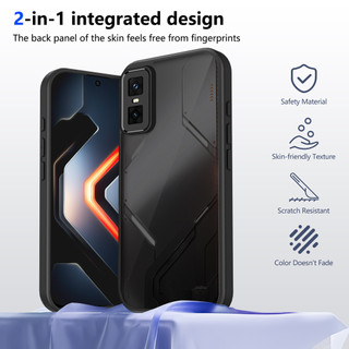 Dành Cho infinix GT 30 Pro 5G Ốp điện thoại Cứng Mờ Da-Cảm Giác Mềm Khung TPU Chống Sốc Mỏng Vỏ