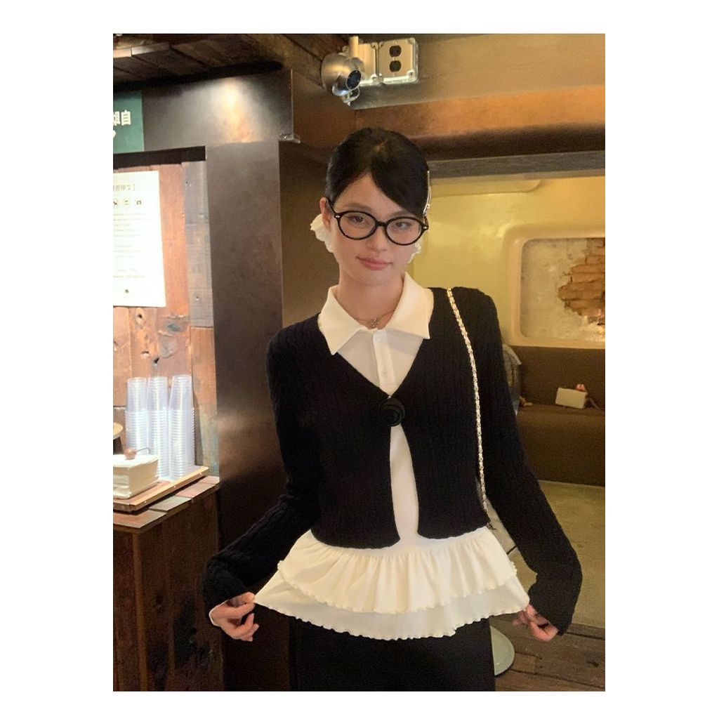 Milyfashion Áo Thun Cổ Polo Trắng Thiết Kế Slim-Fit, Tay Dài, Phù Hợp Mùa Thu Đông