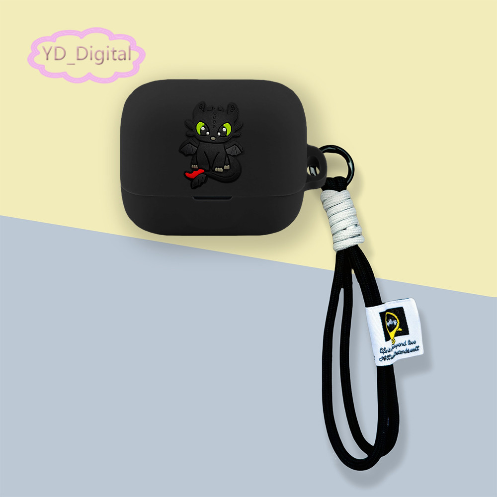Ốp Tai Nghe EarFun Air Pro 4 Plus/Air Pro 4+, Silicone Mềm, Chống Thấm Nước, Dây Nylon