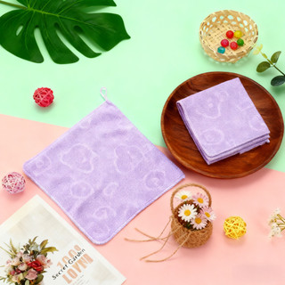 [Giao hàng tại địa phương] 12 chiếc Khăn vuông nhỏ dày 25 * 25 với khăn quà tặng hấp thụ nước mạnh
