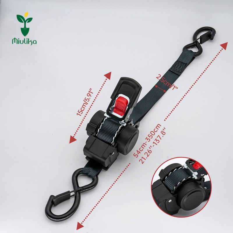 Dây buộc ratchet móc S tự thu hồi, dây đeo tự chứa