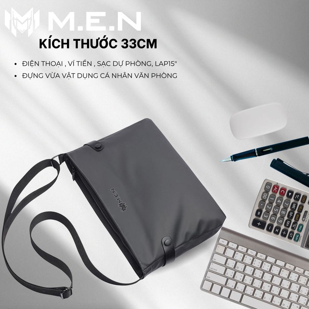 Túi đeo chéo nam nữ cá tính M.E.N SLEK đa năng [VIP]