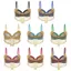 Áo Ngực Múa Bụng Tua Rua Sequin Sáng Bóng, Dây Đeo Điều Chỉnh, Phù Hợp Hộp Đêm Và Sân Khấu