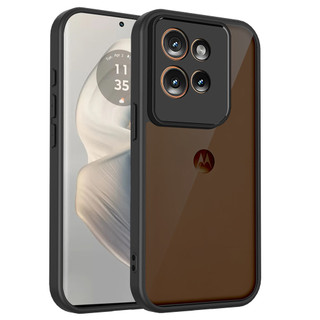 Dành Cho Motorola Moto Edge 50 5G Ốp điện thoại Cứng Mờ Da-Cảm Giác Mềm Khung TPU Chống Sốc Mỏng Vỏ