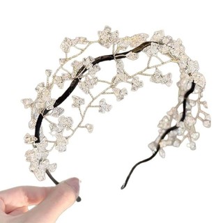 Vòng buộc tóc pha lê NCE, hạt dệt tinh tế - Style ngọt ngào dành cho bé gái