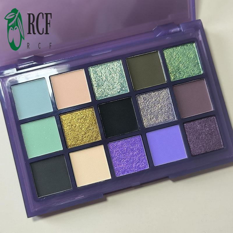 Bảng phấn mắt 15 màu - Trang điểm độ bão hòa cao đỏ đen