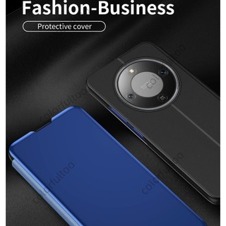Honor X9D 5G 2025 Flip Cover Cho Honor X9d X 9d HonorX9d 5G Vỏ Điện Thoại Da Gương Sang Trọng Bảo Vệ Toàn Diện Giá Đỡ Giá Đỡ Mặt Sau Chống Sốc Vỏ
