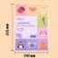 JUIC DIY Giấy Động Vật Bộ, Trang Trí Bàn Làm Việc Sáng Tạo Động Vật Dễ Thương Origami Papercraft Bộ Dụng Cụ, Handmade Người Yêu Động Vật Origami Giấy Mèo