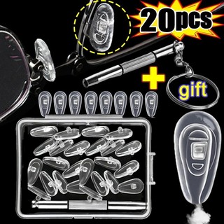 Kính Mắt Miếng Đệm Mũi Silicon Mềm, Chống Trơn Trượt - 10/20 Chiếc