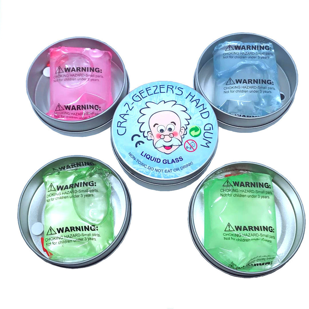 Trong Suốt Ông Già Bùn Thủy Tinh Bounce Bùn Thái Trong Suốt diy Handmade Slime Pha Lê Bùn Giải Nén