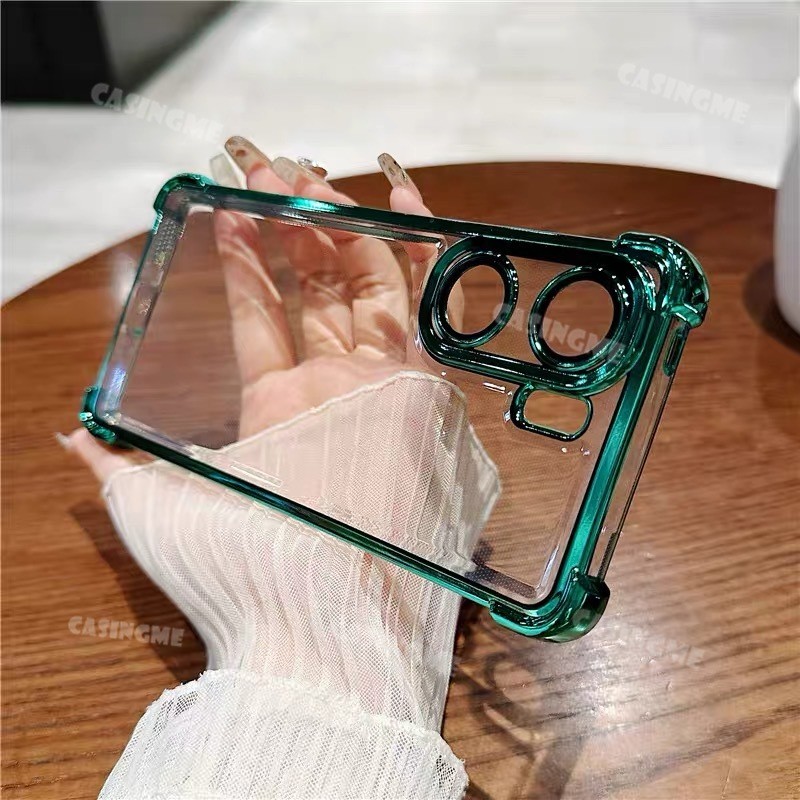 Ốp Bảo Vệ Ống Kính Mạ OPPO A6x 2025 Cho OPPO A6x OPPOA6x A6 X 6x Pro 4G 5G 4 Góc Bảo Vệ Chống Sốc Ốp lưng Chống Sốc
