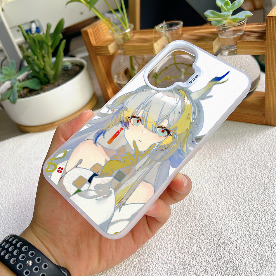 Dành cho POCO X7 X6 F7 F6 Pro F5 Redmi Turbo 4 Pro / 3 ‌Ốp điện thoại Arknights SHU Micro Matte Redmi Note 14 Pro 13 Xiaomi 15 14 Vỏ POCO chống sốc