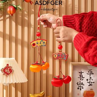 Mặt dây đèn lồng năm ASDFGER, Đồ trang trí năm âm lịch 2025 Đồ trang trí treo may mắn, Trang trí phong cách Trung Quốc với tua rua Đèn lồng lễ hội mùa xuân
