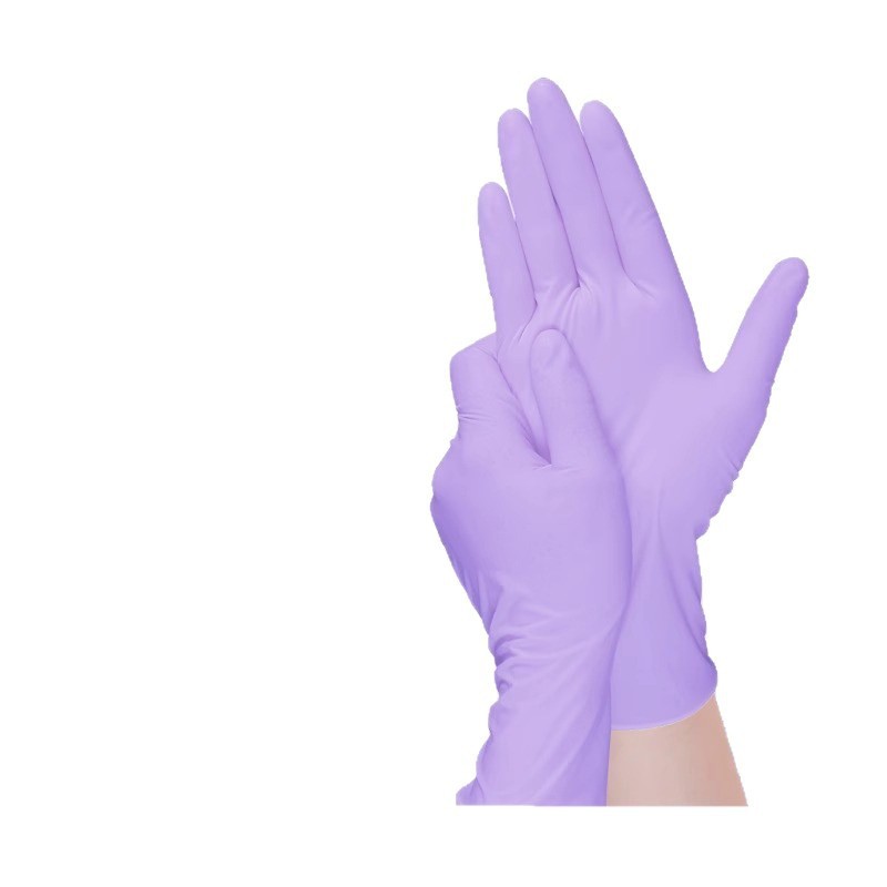 Găng Tay Nitrile Nhà Bếp Rửa Bát Bền Hộ Gia Đình Vệ Sinh Nữ Cao Su Nhà Chuyên Dụng Dùng Một Lần Ngắn Chống Thấm Nước