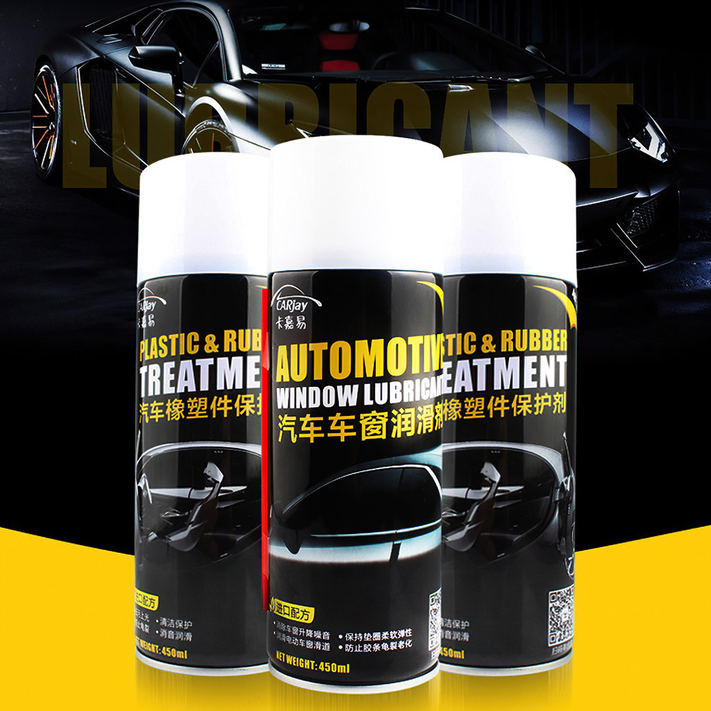 Xịt bôi trơn kính dung tích lớn - 450ml, vận hành êm ái, bảo vệ bộ phận cao su，Bảo Dưỡng Gioăng Cao Su
