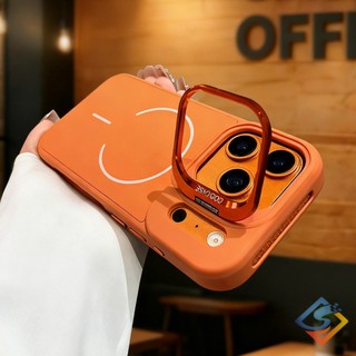 Ốp điện thoại bảo vệ ống kính cao cấp cho IPhone 17 Pro Max 17Air 11 12 13 14 15 16 Pro Max Plus Vỏ từ tính silicon Vỏ chống sốc