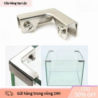 【vạn】Bộ kẹp góc inox cứng cáp phù hợp cho việc lắp ráp bể cá tự chế hoặc ốp lát gạch men trong xây dựng và trang trí