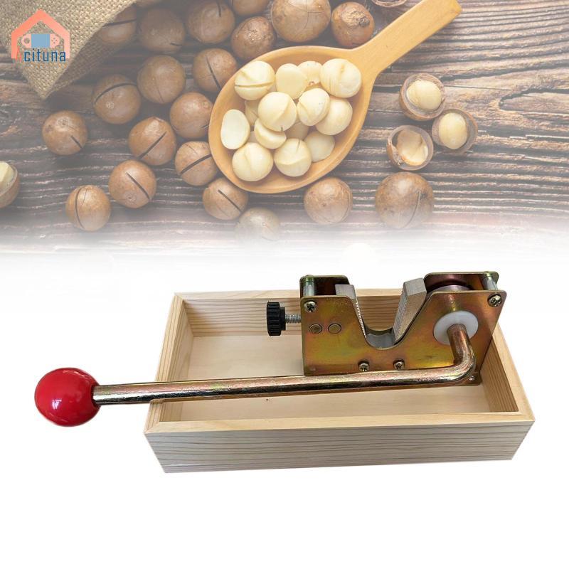 Acutuna Macadamia Opener Hazelnu Almond Dụng cụ nhà bếp Dụng cụ mở quả óc chó đen
