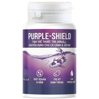 Bột tím sát khuẩn cho cá PURPLE SHIELD tinh khiết, cải thiện chất lượng nước hồ cá