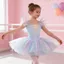 ESSENCEH Ballet Tutu, Đầm múa ba lê trẻ em hiện đại phồng, Đầm dự tiệc thời trang Đầm công chúa Sequin khiêu vũ