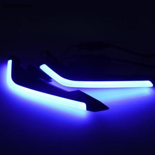 [sportoutdoor] 2 Chiếc Gió Cố Định Có Đèn LED Dính Trang Trí Miếng Dán Xe Máy Mặt Trước Cánh Gió Winglets Bộ Cánh Khí Động Học Cánh [out]