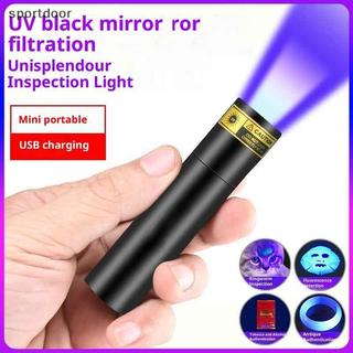[sportoutdoor] Đèn pin UV 3W 365nm Đèn pin sạc USB cho thú cưng Nước tiểu Tinea Money Ore Scorpion Bút đánh dấu mực vô hình [out]