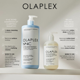 Dung dịch gel thải độc tóc và da đầu Olaplex Broad Spectrum Chelating Treatment 370ml [ TN ]