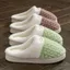 NICOLOO Một Đôi Dép Nữ, Dép Cotton Cặp Đôi Đáy Dày Mờ, Giày Cotton Sang Trọng Mềm Mại Thời Trang Mùa Đông Ấm Áp Cho Nam Nữ