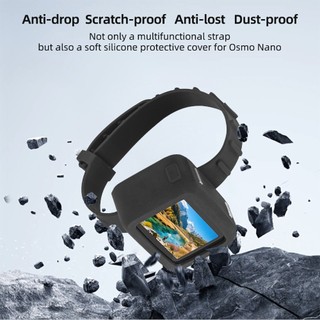Dành Cho DJI Osmo Nano Hình Ảnh Truyền Dây Đeo Mở Rộng Băng Silicon Bảo Vệ Máy Ảnh Thể Thao Dây Đeo Tay Phụ Kiện