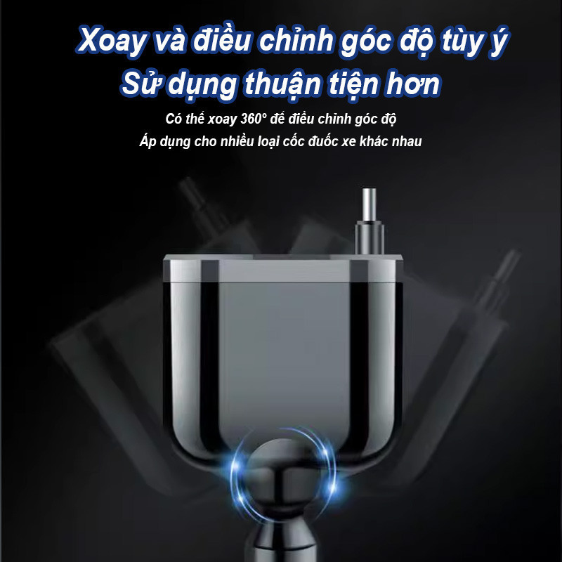 Sạc Nhanh Ô Tô 66W Thông Minh - Màn Hình Hiển Thị Điện Áp Trực Tiếp, Sạc Nhanh An Toàn Cho iPhone & Android