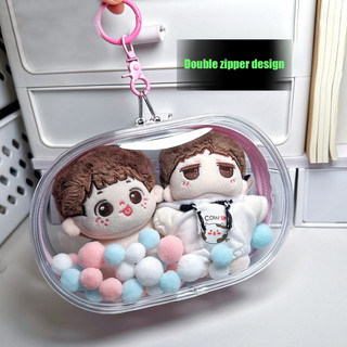 Túi Bảo Quản Búp Bê Di Động 15Cm / 20cm Cotton Búp Bê Dày Mặt Dây Chuyền Túi Thích Hợp Cho Nhân Vật Mini Các Bức Tượng Nhỏ