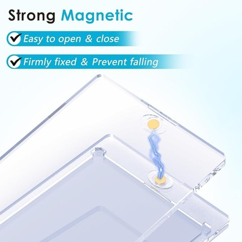 1 / 3 / 5 Cái 35PT Đựng Thẻ Từ Tính / Vỏ Nhựa Cứng Bảo Vệ Tia UV / Tay Bảo Vệ Thẻ