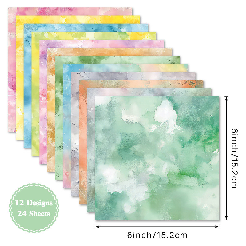 Album Ảnh DIY Sổ Lưu Niệm Sổ Tay Chất Liệu Giấy Làm Thẻ Nền Giấy 20cm Giấy Họa Tiết Một Mặt 21037B