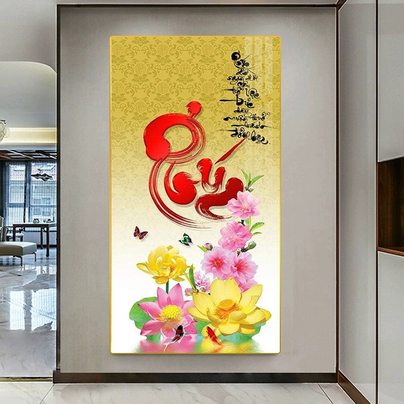 Tranh Treo Decor "Mã Đáo Thành Công" Tranh Decor - Tranh Treo Phòng khách, Tranh Treo phòng ngủ, Tranh tráng gương
