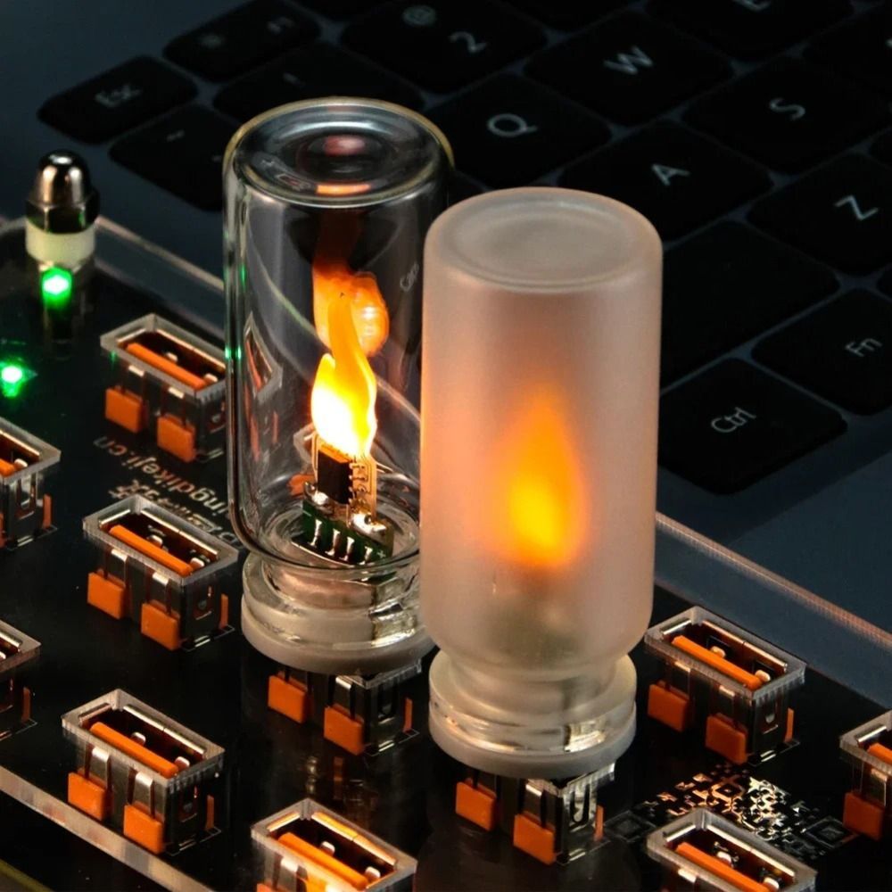 Đèn LED USB GETVOW cho ô tô, thiết kế ABS 5V, dùng làm đèn ngủ và trang trí nội thất