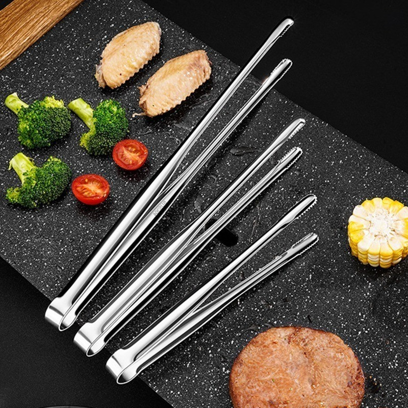 1 / 3 Kẹp BBQ nướng bằng thép không gỉ / Dụng cụ nhà bếp Nướng bít tết