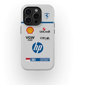 Ốp điện thoại Charles Leclerc 2025 Monaco GP thích hợp cho iPhone17 16Pro 16e 15ProMax 14Pro 13 12 13mini Samsung S24 S22 S25 2in1 ốp lưng cứng bóng