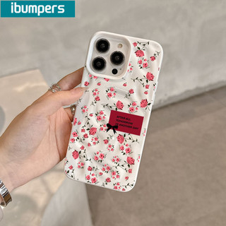 Ibumpers Ốp Điện Thoại Họa Tiết Hoa Đẹp Thẩm Mỹ Dễ Thương Thanh Lịch Silicon Mềm Cao Cấp Vỏ Chống Sốc Cho iPhone 11 12 13 14 15 16 17 Pro Max IP 7 8 Plus Iphon X XS XR
