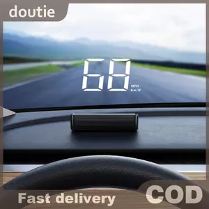 Doutie Đồng Hồ Tốc Độ Ô Tô HUD GPS Lên Màn Hình Kỹ Thuật Số Đồng Hồ Đo Tốc Độ Kính Chắn Gió Máy Chiếu Cho Xe Ô Tô Xe Tải Phụ Kiện Điện Tử Tự Động VN