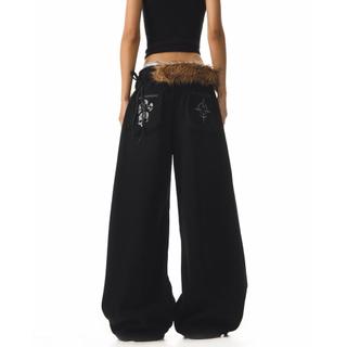 GKSSS Quần Âu Mỹ Retro Unisex thương hiệu Fuzzy - Chất liệu cao cấp