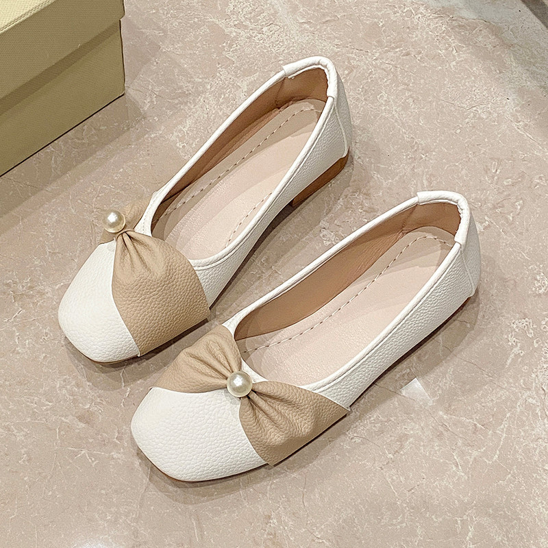Giày Đế Bằng Nữ Atikota Slip-on Thời Trang Ngọt Ngào Cổ Tích Đa Năng Thoải Mái Nhẹ Đế Bằng Thường Ngày