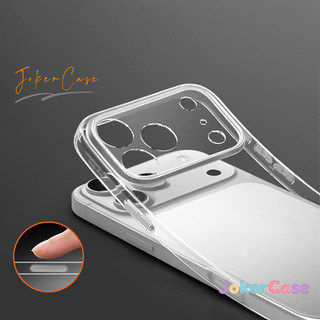 Vỏ Cho IPhone 17 15 16 12 11 13 14 Pro Max XR X XS Max Air 14 16 15 7 8 Plus Nhãn Dán Búp Bê Trong Suốt Đơn Giản Vỏ Mềm