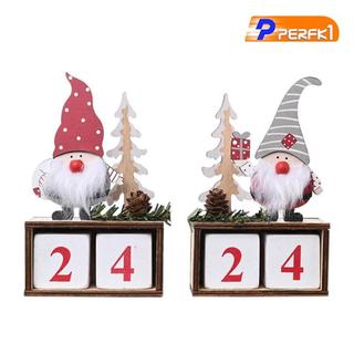 Đếm xuống đến Khối lịch Giáng sinh Navidad Xmas Trang trí cho văn phòng tại nhà Ngày lễ hội