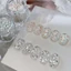 EDIWANY Nail Art Sequins, Sequins Glitter Flash Nail Art, Nail Art DIY Blinking Nail Art Charms