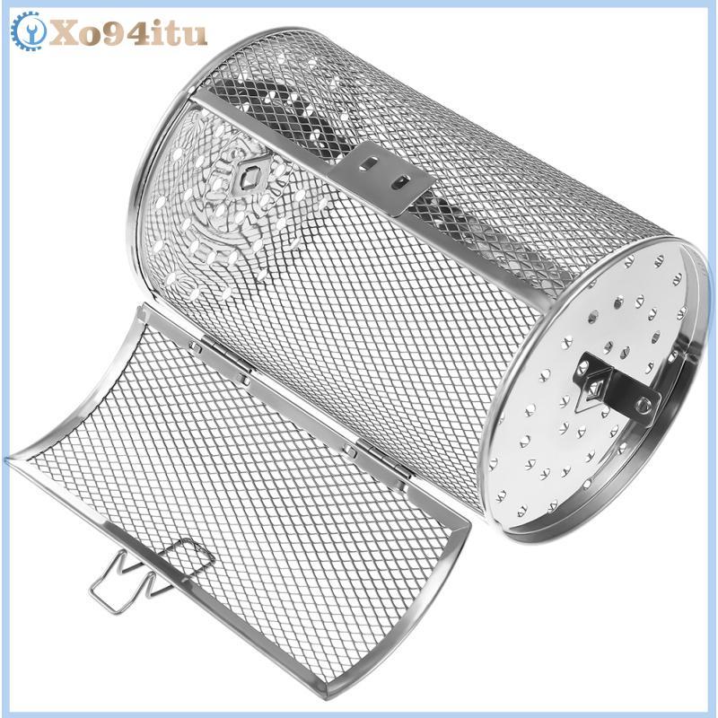XOITU Thép Không Gỉ Nướng Rotisserie Lò Nướng Cho Nhà Bếp Chiên Giỏ Cà Phê Đậu Nướng Lồng Trống Giá Nồi Chiên Không Khí Phụ Kiện Đa Năng VN