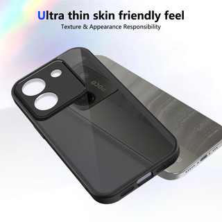 Dành Cho Xiaomi POCO M7 Pro 5G Ốp điện thoại Cứng Mờ Da-Cảm Giác Mềm Khung TPU Chống Sốc Mỏng Vỏ