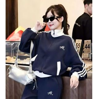 Bộ đồ nữ 2DA dày cao cấp, khoá cổ nỉ LOẠI MỘTT - chữ alo mẫu mã siêu xinh, phong cách -thuba94
