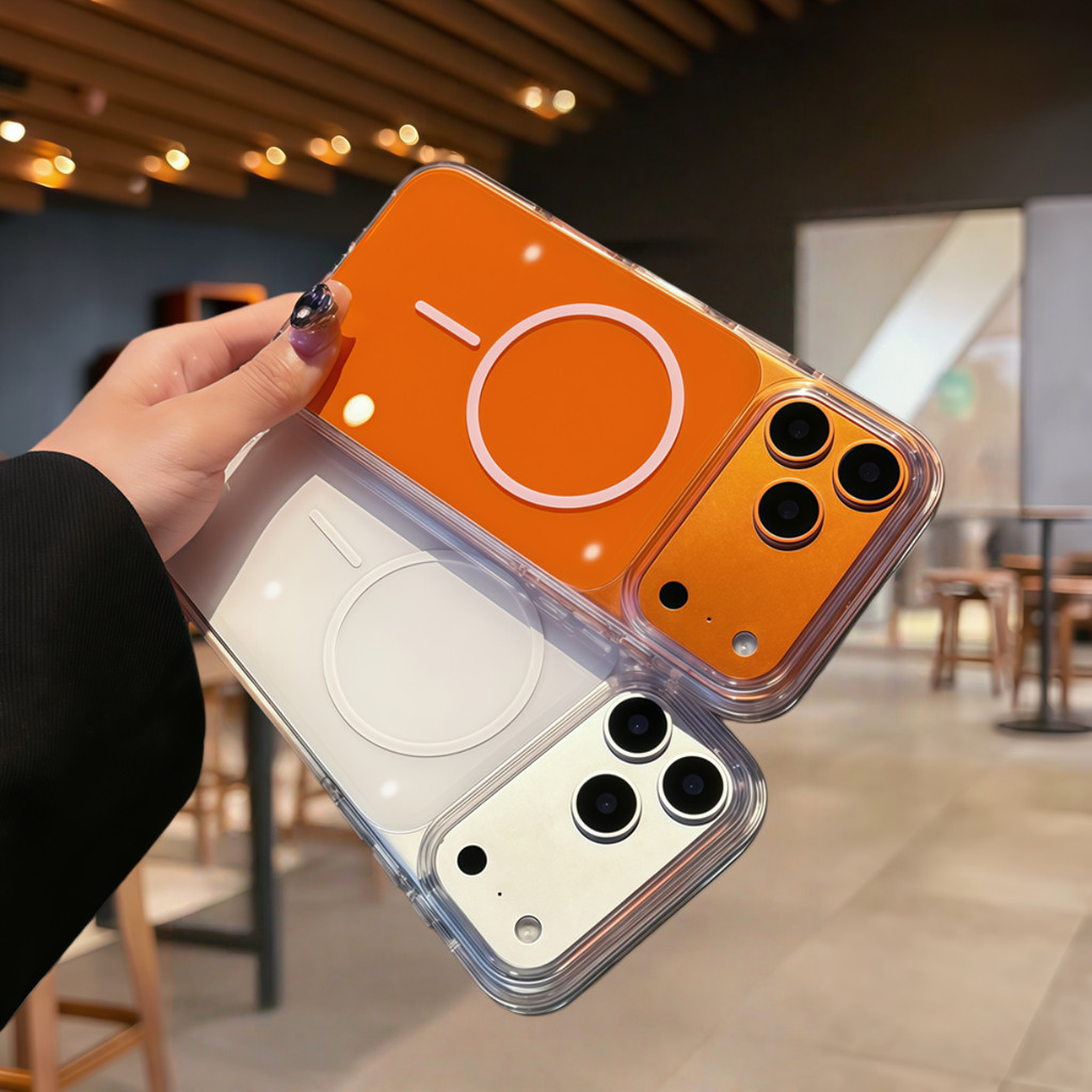 Ốp điện thoại từ tính đơn giản và đa năng cho IPhone 17 Pro Max 16 11 13 14 15 Pro Max 15 16 plus Vỏ có Camera Bảo vệ toàn diện Vỏ chống sốc Vỏ cứng Vỏ bảo vệ điện thoại