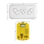 SMILE Xe Điện RC, Trắng Vàng Trẻ Em Xe Điện Điều Khiển Từ Xa, HH2511 Nhựa RC Thu RC RC RC Phụ Kiện