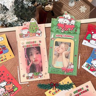 Đồ Gói Card Tấm Trang Trí Giấy Gói Quà Noel Gift Christmas Xinh Timo GQ65